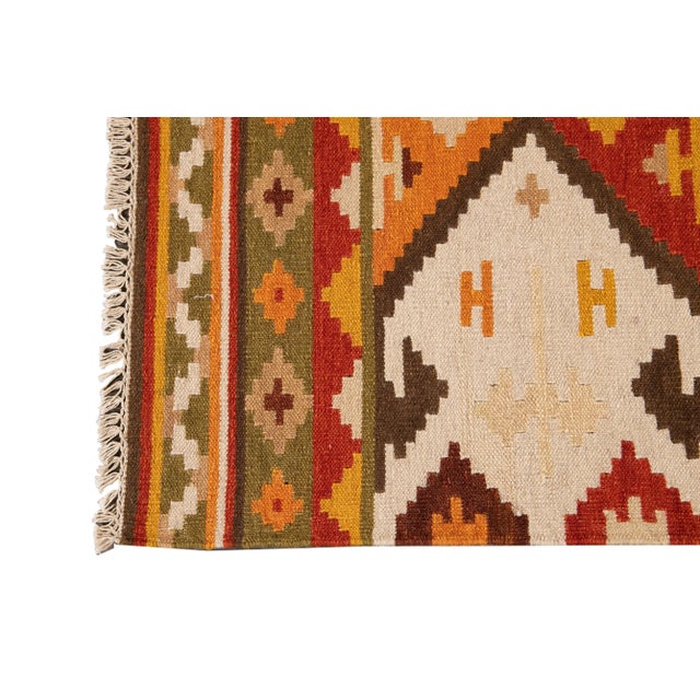 21st Century Modern Kilim Rug 4 '9'' X 6' 7''. For Sale In New York - Image 6 of 12