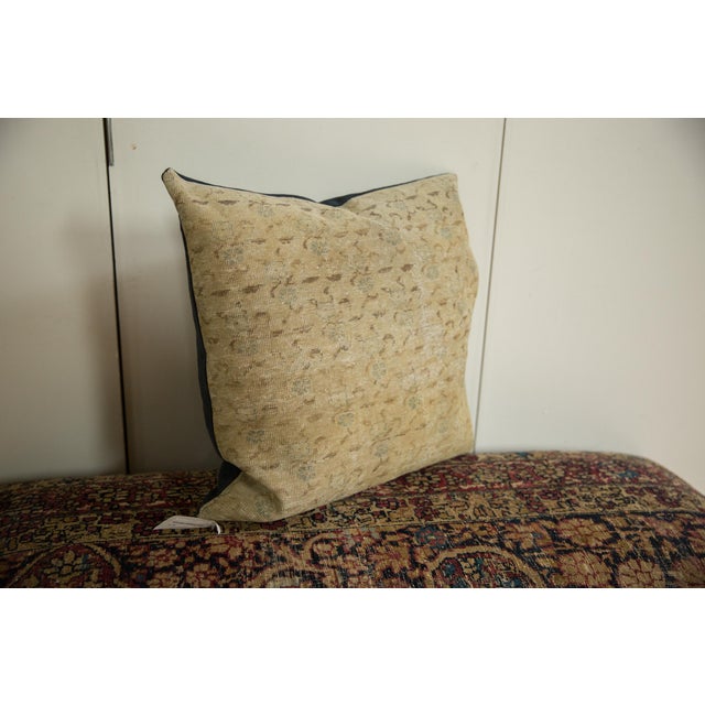 Vintage Turkish Sivas Rug Fragment Pillow For Sale In New York - Image 6 of 6