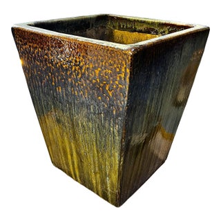 Beautiful and Large Flambe Glaze Planter From Shiwan For Sale