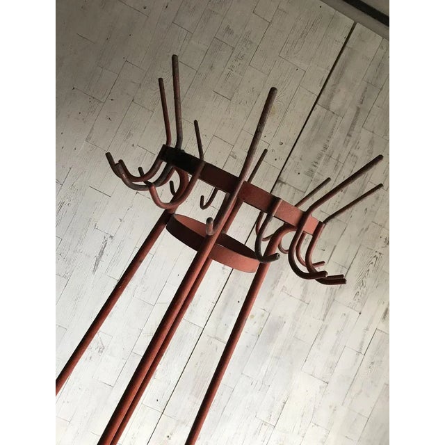 Vintage Industrial Coat Rack For Sale - Image 6 of 7