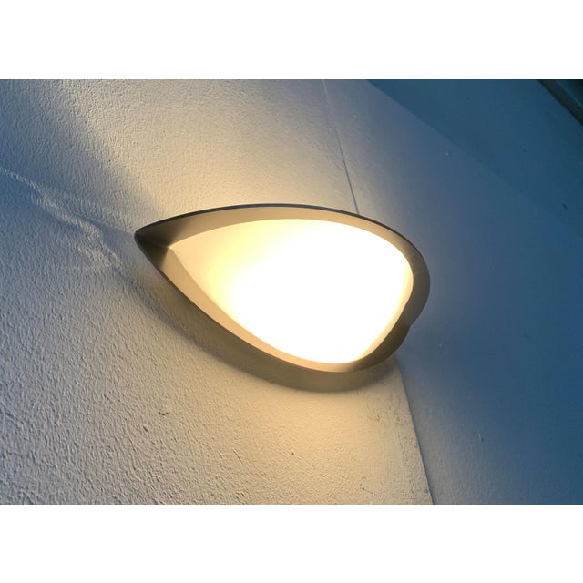 Postmodern German Space Age Wall Lamps from Glashütte Limburg, Set of 2 For Sale - Image 5 of 18