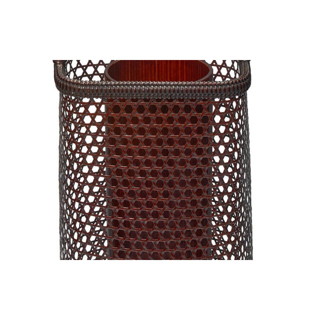 Japanese Bamboo Basket Ikebana by Tanabe Chikuunsai II For Sale - Image 12 of 18