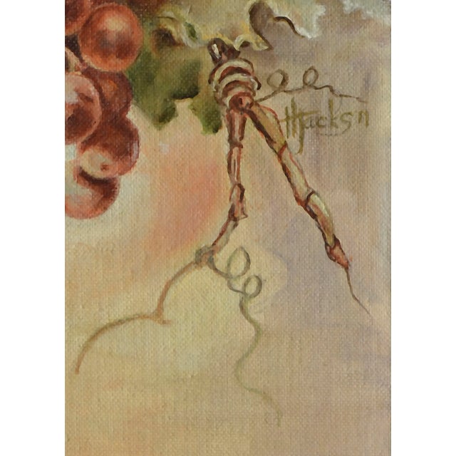 Impressionist Grapes Still Life Oil Painting by Henry Jackson For Sale - Image 3 of 4
