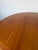 1970s Mid-Century Danish Modern Teak Expanding Round- Oval Dining Table For Sale - Image 9 of 18