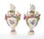 19th Century 19th Century Meissen Rococo Style Flower-Encrusted Covered Urns From Germany For Sale - Image 5 of 13