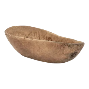 Swedish Dugout Branch-Shape Trough Bowl