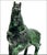 Mid-Century Modern Vintage Italian Mid Century Modern Art Pottery Horse Sculpture For Sale - Image 3 of 10