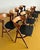 Mid-Century Modern Vintage Danish Teak Chairs with Wraparound Backrest, 1950s, Set of 8 For Sale - Image 3 of 4