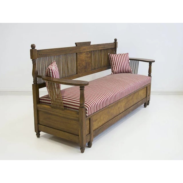 Wooden Arbetarmöbeln Swedish Sofa by Carl Westman For Sale - Image 5 of 14