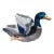 Large Majolica Duck Jardiniere Delphin Massier, Circa 1890 For Sale