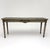 Neoclassical Neoclassical Painted Console Table With Smoked Glass Top and Carved Swag Details For Sale - Image 3 of 3