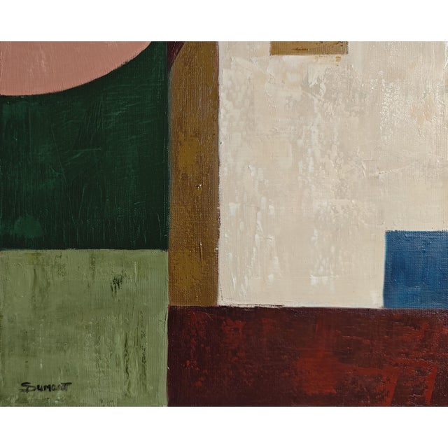 2020s Affinité, Colorful Abstract Geometric Framed by Sophie Dumont For Sale - Image 5 of 9