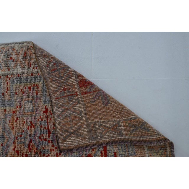 1960s Turkish Anatolian Herki Handmade rug in Turkish Tribal Decorative Herki Rug, Vintage Runner Rug, Turkish Vintage...