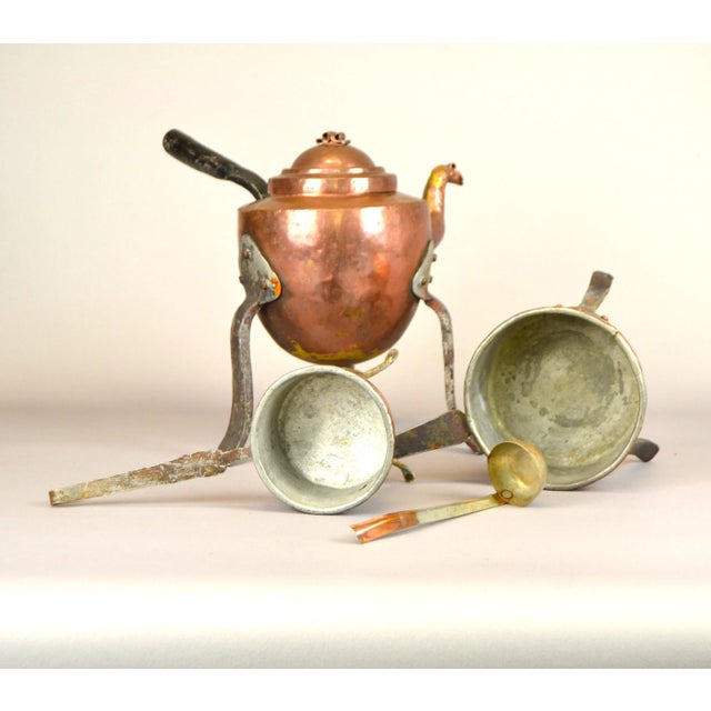 Vintage Copper Vessels, 1950s, Set of 4 For Sale - Image 4 of 12