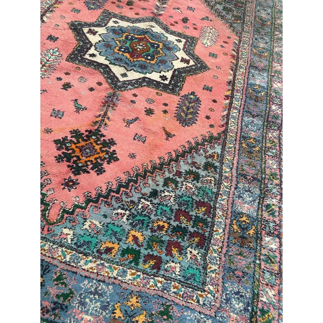 Vintage Moroccan Rustic Rabat Rug, 1960s For Sale - Image 6 of 18