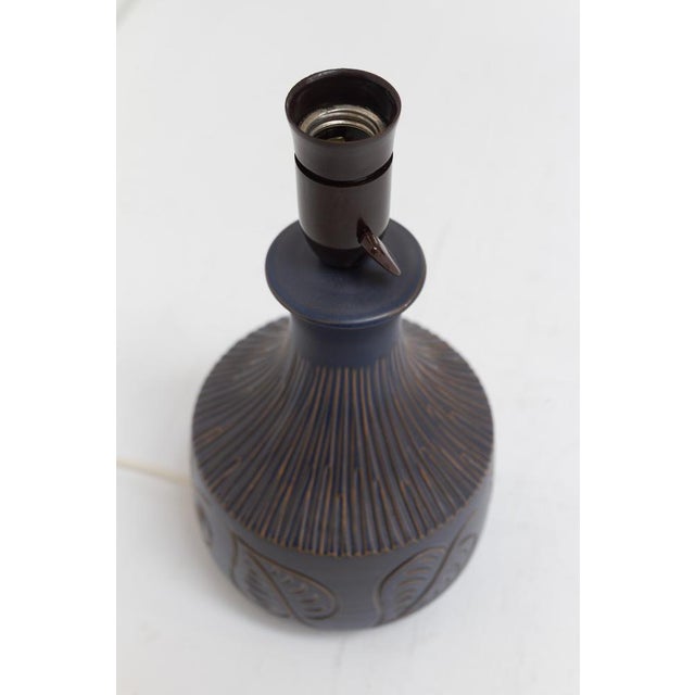 Mid-Century Danish Ceramic Table Lamp by Bromølle Keramik, 1960s For Sale - Image 11 of 15