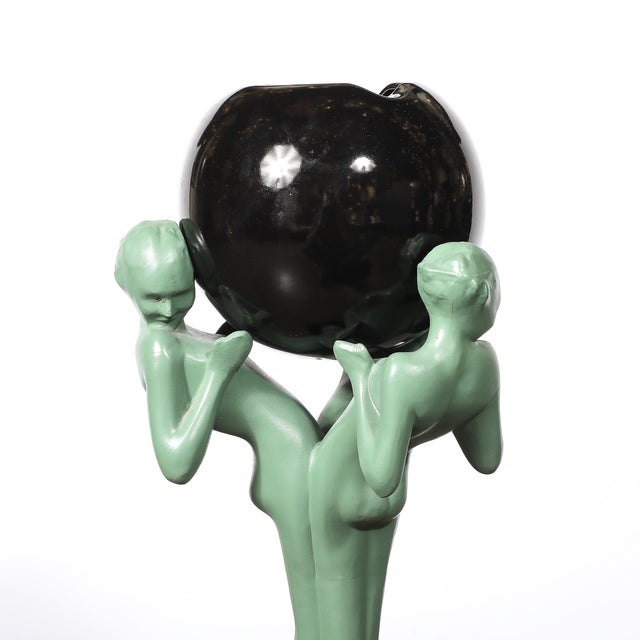 Art Deco Three Graces Smoker's Stand by Frankart For Sale - Image 10 of 18
