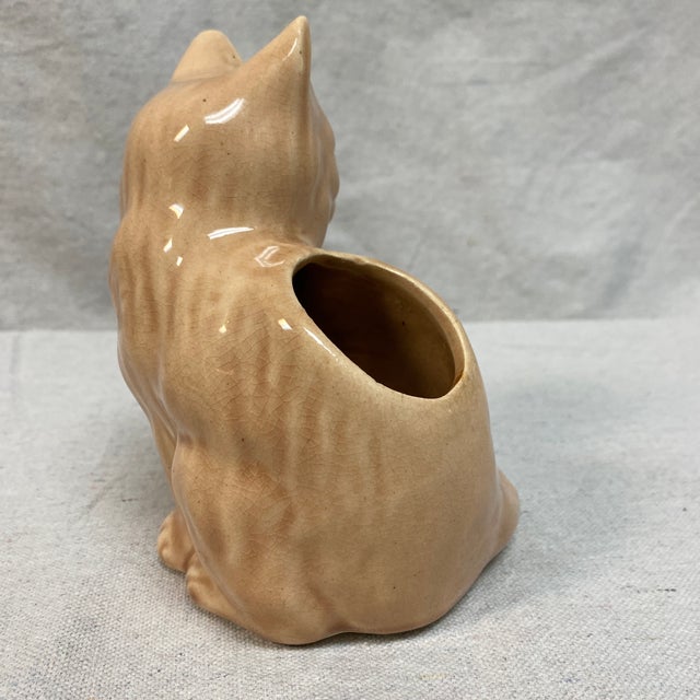 California Pottery Persian Cat Planter For Sale In Sacramento - Image 6 of 12