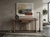 1990s Simple Oriental Minimalistic Natural Wood Console Side Table Desk For Sale - Image 5 of 14