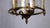 1950s Spanish Brass and Glass 3-Light Chandelier, 1950s For Sale - Image 5 of 11