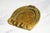 English Solid Brass Antique Horseshoe Ashtray Equestrian Catchall Untouched Patina Desk Dresser Horse Home Decor For Sale - Image 3 of 7