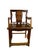 Pair of Chinese Antique Armchairs With Carvings For Sale - Image 4 of 13