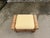 Yellow Vintage Woven Banana Leaf Ottoman With Upholstered Cushion For Sale - Image 8 of 10