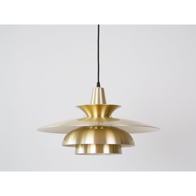 Vintage Danish Roma Pendant Lamp from Junge, 1980s For Sale - Image 4 of 15