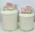 1980s 1980s Fitz & Floyd Majolica Under the Sea Fish, Clams and Asparagus Jar Canister Set - 2 Pieces For Sale - Image 5 of 12