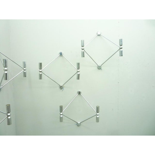 Space-Age Wall Lamp in Chrome from Kinkeldey Studio, 1960s For Sale - Image 9 of 17