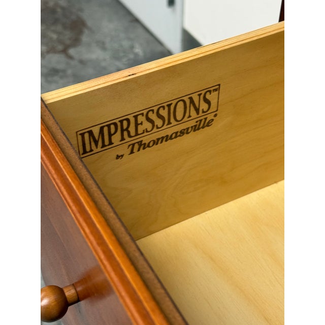 Traditional Circa 1999 Impressions by Thomasville Bridges Collection Chest of Drawers For Sale - Image 3 of 12