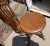 Late 19th Century 1890s Antique Quarter Sawn Oak High Back Organ Stool With Claw Feet For Sale - Image 5 of 17