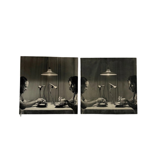 Wood Gerry Hunt, Transitive Relationships, Photographs Mounted on Wood Panels, 1979, Set of 2 For Sale - Image 7 of 7