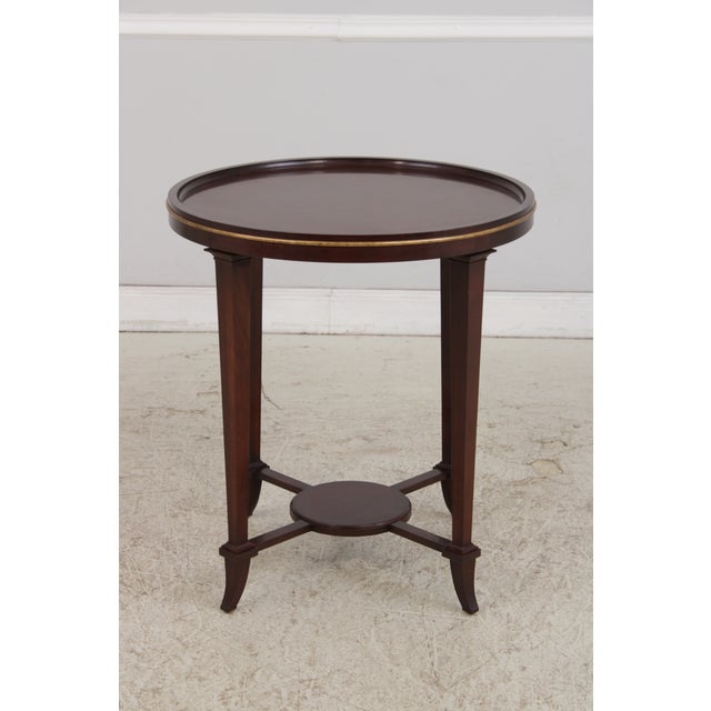 Age: Approx: 15 Years Old Details: Palmyre Collection Burl Walnut Top Mahogany Finish High Quality Construction...
