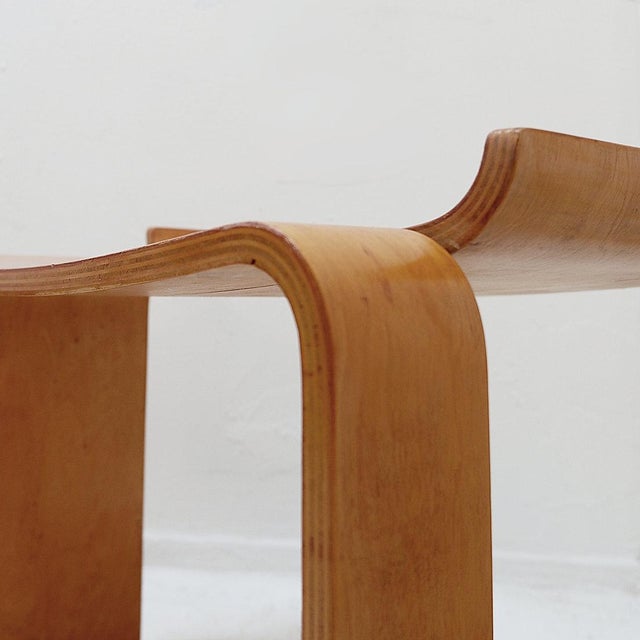 Brown Museum Stools by Sven Kai-Larsen for Ströms Möbler, 1960s, Set of 2 For Sale - Image 8 of 16