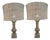 Mid 20th Century French Balustrade Lamps - a Pair (three pair avail) For Sale