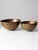 Vintage Copper Mixing Bowls With Hanging Rings Pair For Sale - Image 10 of 13