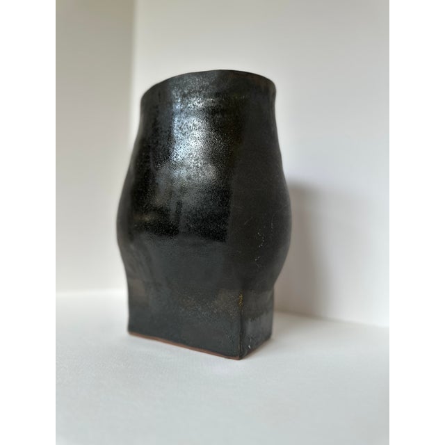 Large Mid 20th Century Hand Crafted Pottery Vessel For Sale - Image 4 of 9