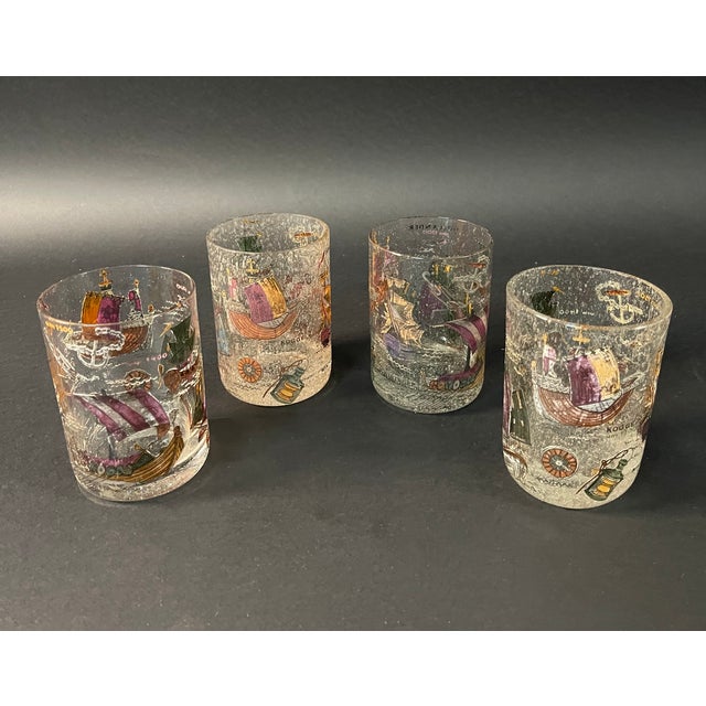 Vintage Whiskey Glasses, 1940s, Set of 4 For Sale - Image 12 of 12