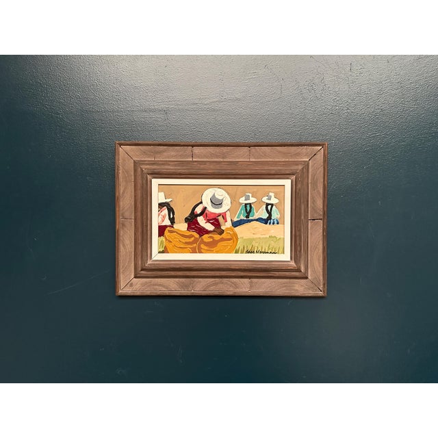 Lars Norman, Bolivia, 1960s, Oil on Panel, Framed For Sale - Image 14 of 18