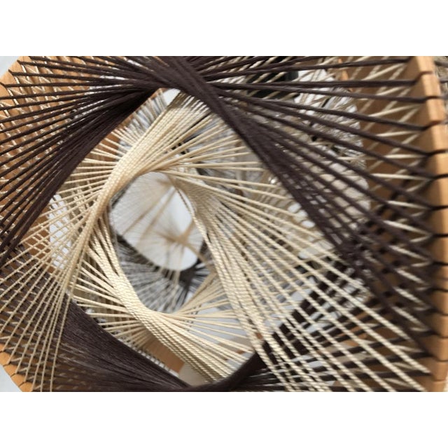 Woven Ceiling Lamp, 1970s For Sale - Image 15 of 18