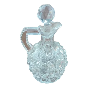 Vintage Oil Cruet With Glass Stopper