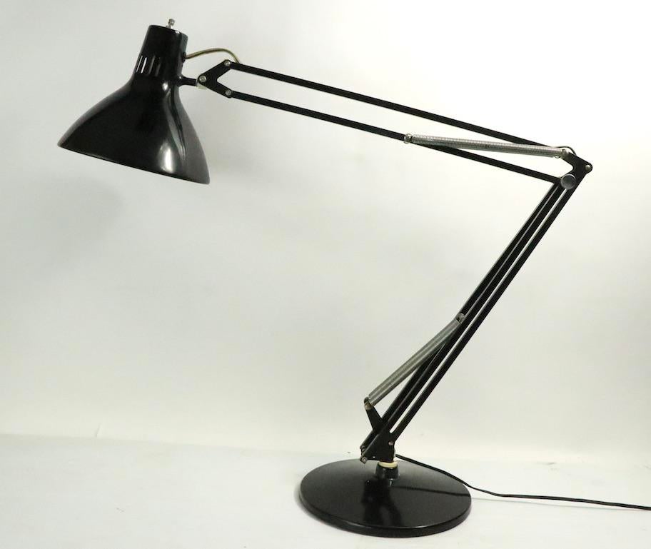black anglepoise lamp