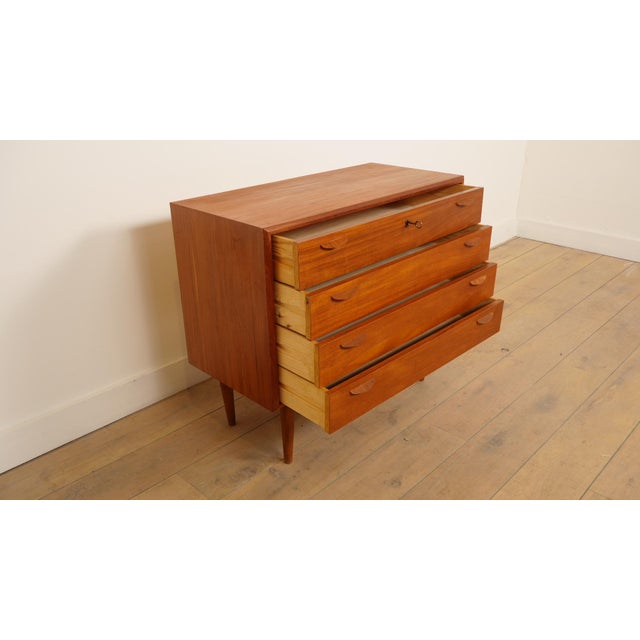Vintage Danish Chest of Drawers in Teak, 1960 For Sale - Image 11 of 12