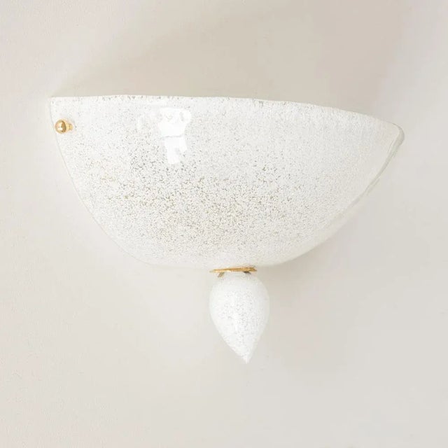 Murano 1980s Italian Blown Glass Sconce For Sale - Image 4 of 9