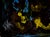 Black Coral Bouquet - Abstracted Underwater Scene in Acrylic on Masonite For Sale - Image 8 of 9