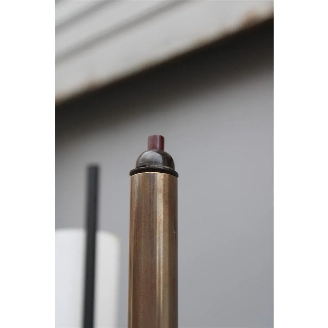 italian Floor Lamp in Brass and Glass, 1950 For Sale - Image 4 of 16