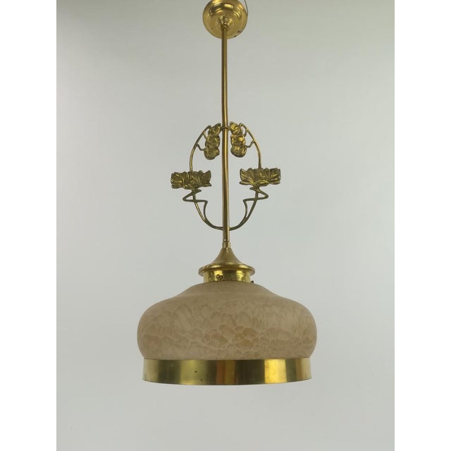 1920s Viennese Pendant Lamp for Dining Table, 1920s For Sale - Image 5 of 17