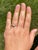 The Big Reed Path: Rose Gold Engagement Ring with Natural Diamond Signed Shane and Co For Sale - Image 10 of 11