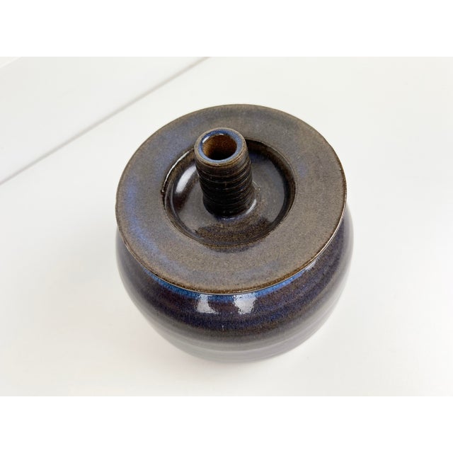 Ted Halpern Ceramic Stoneware Lidded Jar For Sale - Image 9 of 11